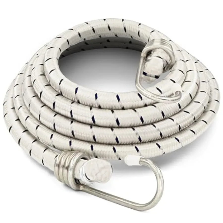 

3 Pack 72-Inch Long Bungee Cords Heavy Duty Bungee Straps with Durable Metal Hooks for Bikes Camping Outdoors Great for Tie Dow