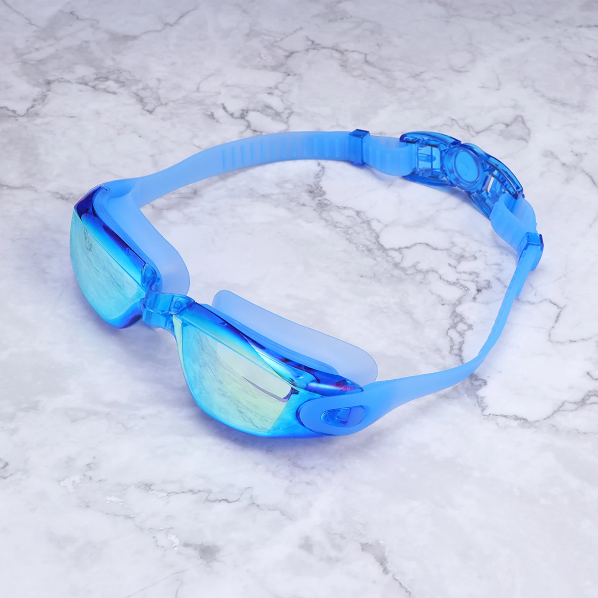 

1 Pair Waterproof Anti-Fog Swim Goggles Protection Flexible Frame Comfort Fit For Adult Swimming Equipment