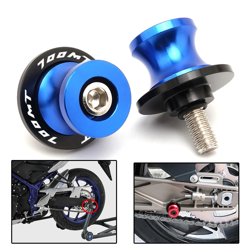 New Fit For CFMOTO CF700 700MT MT700 CF 700 MT 700-MT Motorcycle Accessories Aluminum M10 Swingarm Spool Slider Stand Screws