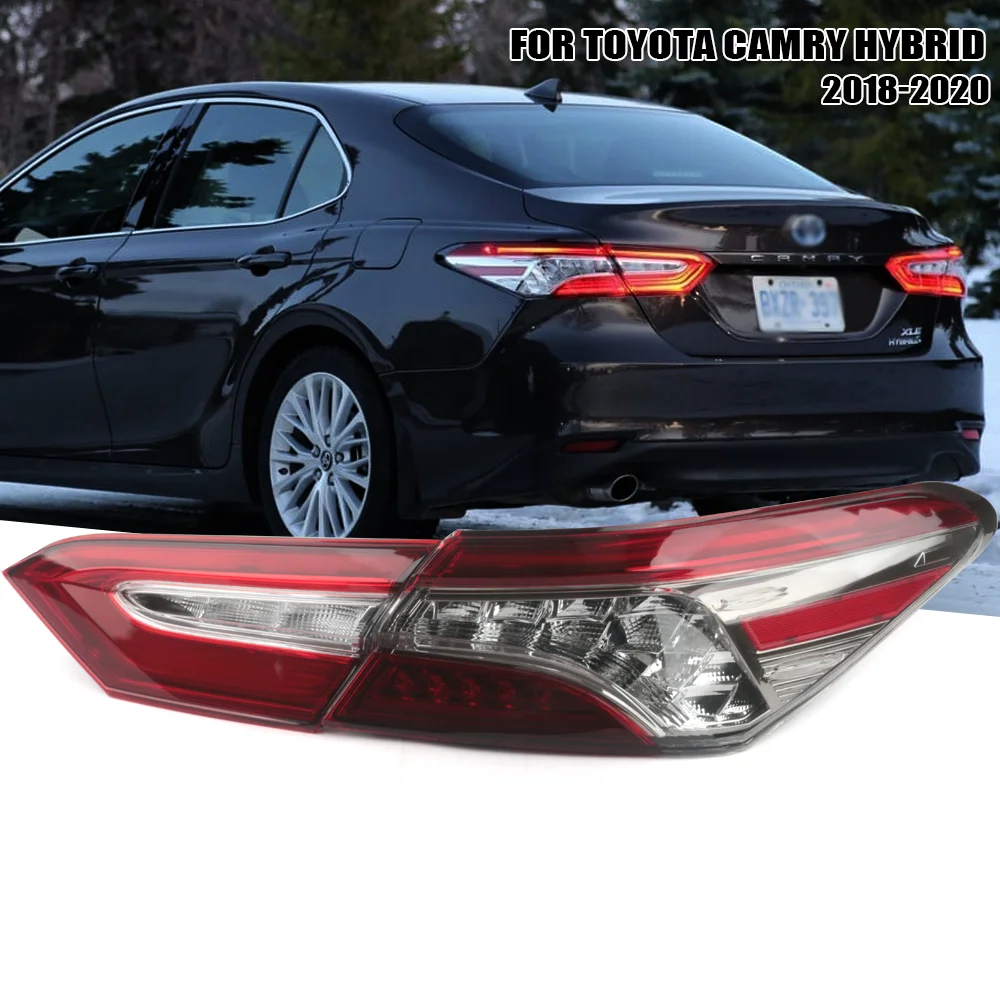 

Задний фонарь в сборе для Toyota Camry 2018-2020: Стоп-сигнал, LED-подсветка, аксессуары для автомобиля, левый/правый, внутренний/наружный, ДХО, предупреждающий сигнал