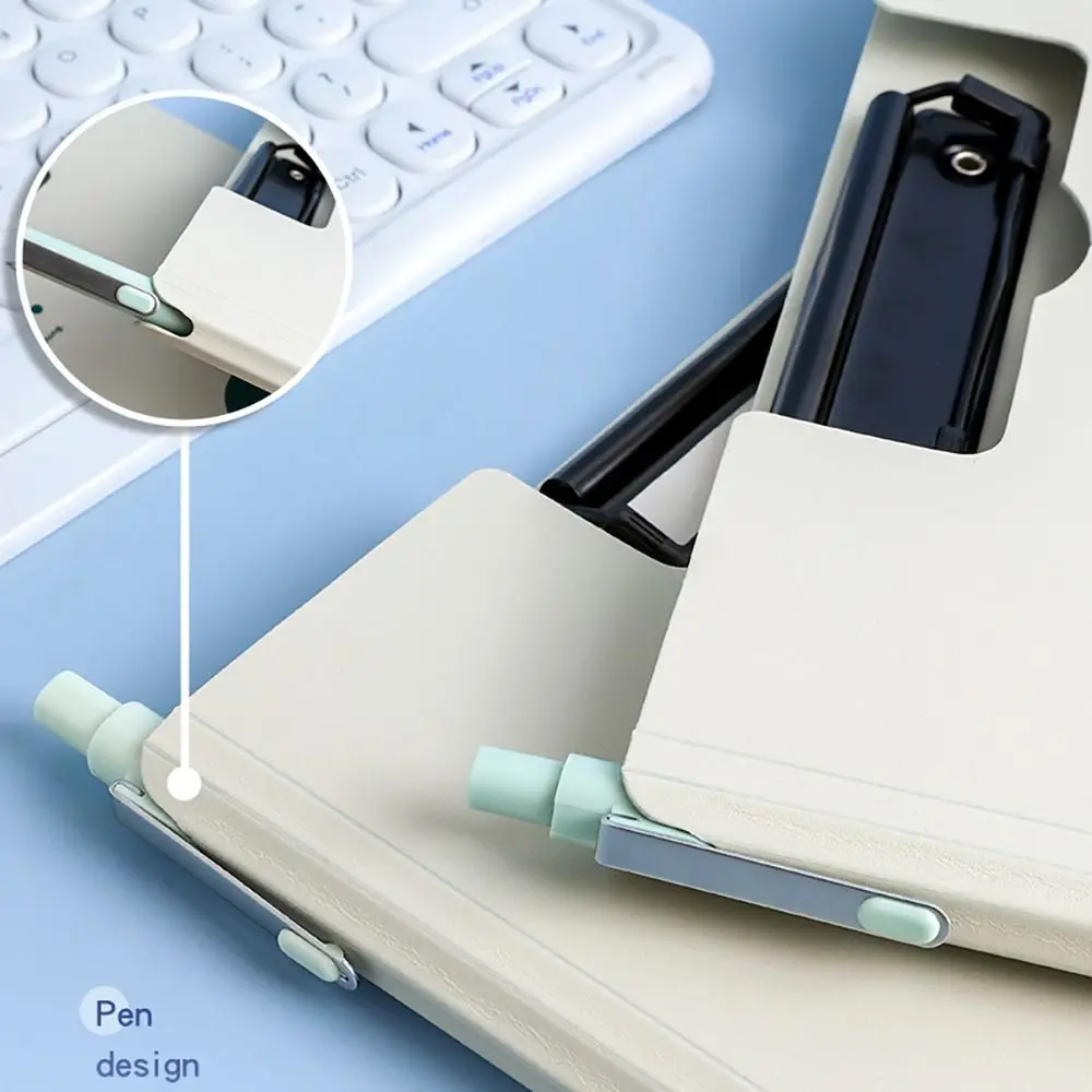 INS Floral A4 File Folder Multifunctional With Double Clips Multifunction Drawing Writing Pad Test Paper Clip Students