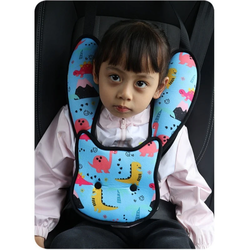 

Child Seat Belt Portable Kids Car Safety Belt Adjustment Limiter Baby Shoulder Cover Prevents Choking Anti-Neck for Kids Safety