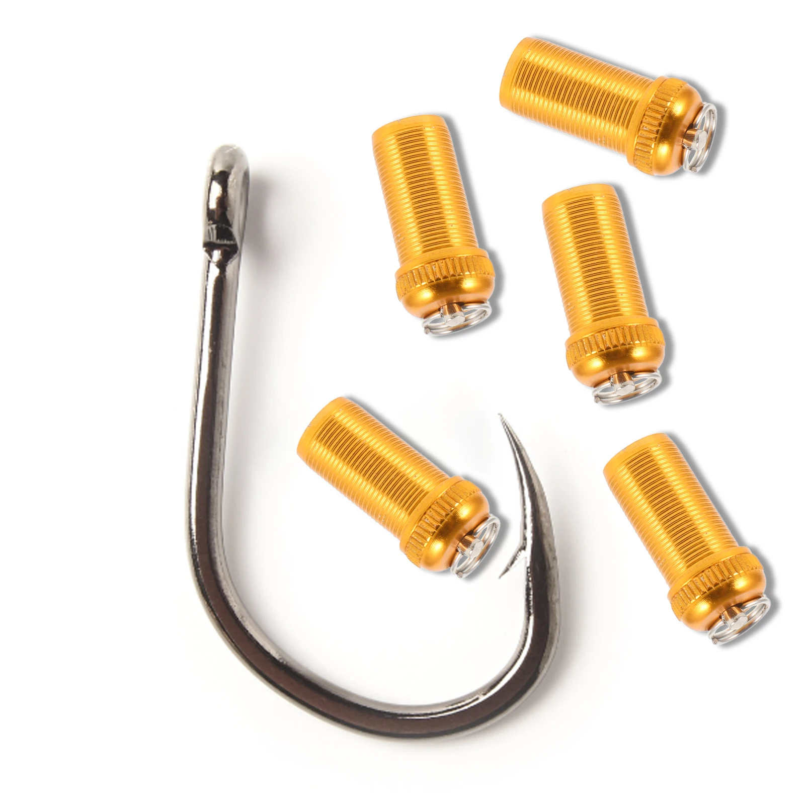 

5 Pcs Fishing Pole Accessories Rod Stoppers Bracket Man Daily Use Protector for