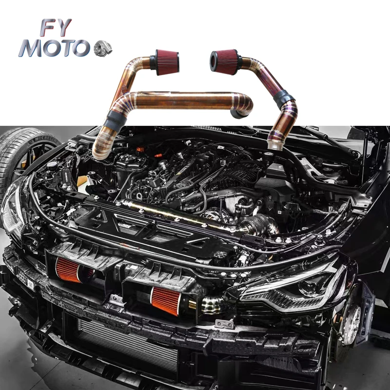 Performance TITANIUM Front Mount Air Intake for BM W G80 G82 M3 M4 G87 M2 Competition S58 Gold Color