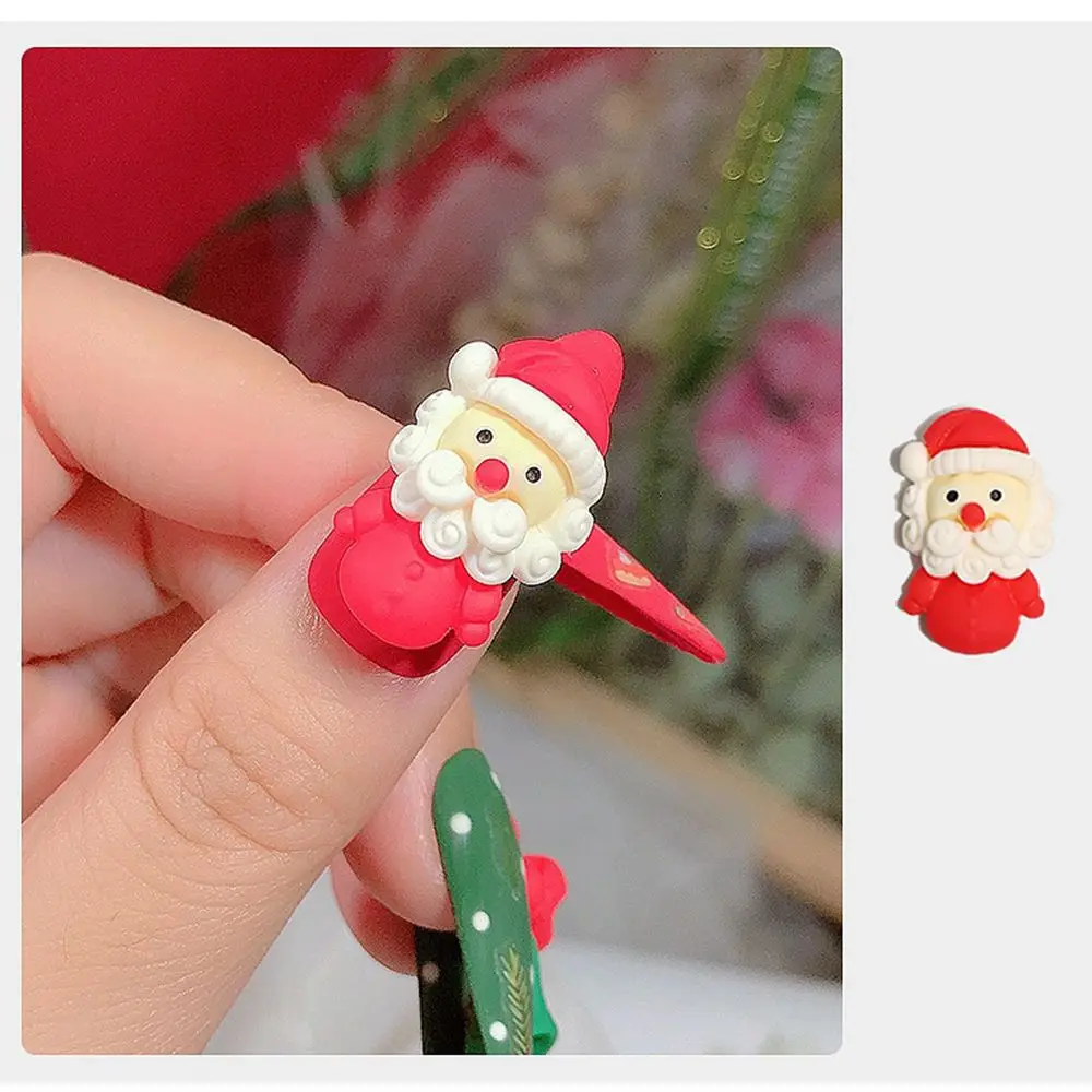 Animals Ornament DIY Craft Christmas tree Elk Christmas Nail Charms Manicure Accessories 3D Nail Art Decoration Nail Jewelry