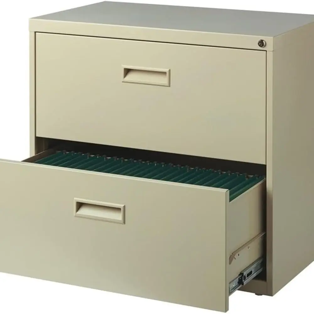 

Hirsh Putty 2-Drawer Lateral File Cabinet, Fully Assembled, SOHO Series