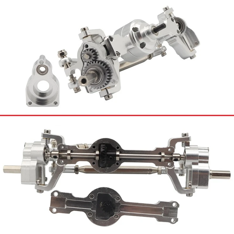 

MN99S CNC Full Metal Front And Rear Portal Axle For MN D90 D91 D99 D99S MN99S MN98 MN90 1/12 RC Car Upgrades Parts