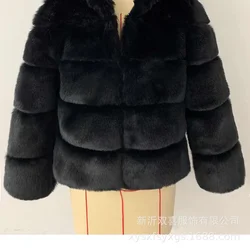 Faux Fur Women's Faux Fur Coats Autumn Winter High Quality Fox Fur Coats Fluffy Fur Coats Warm Fox Fur Coats Leather Jackets