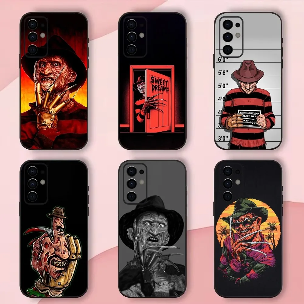 Film K-Krueger F-Freddy Horror Phone Case For Samsung S24,S21,S22,S23,S30,Ultra,S20,Plus,Fe,Lite,Note,10,9,5G Black Soft Shell