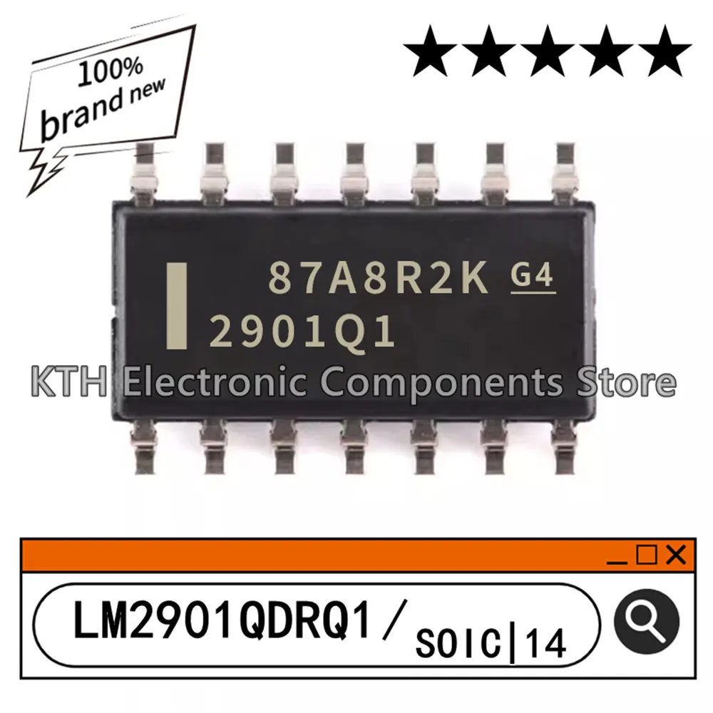 10Pcs/Lot Orginal New LM2901QDRQ1 2901Q1 LM2901-Q1 SOIC-14 comparator chip Electronic components integrated circuit IC