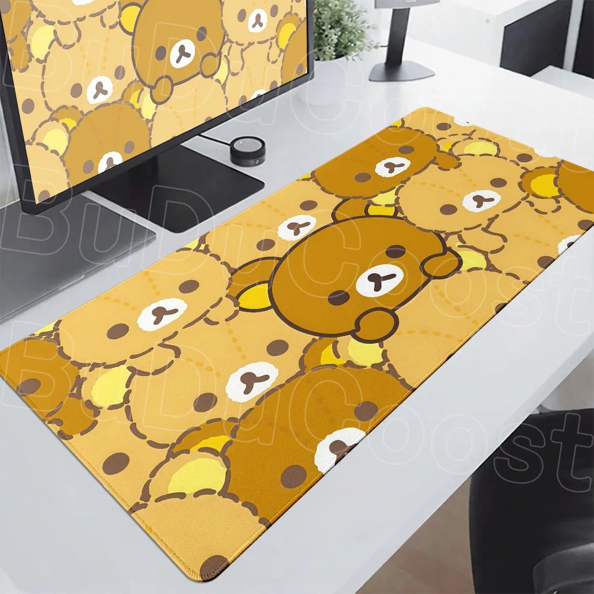 Lovely Rilakkuma Desktop Protect Mat Company Office Long Table Pad XXL Computer Gamer Student Write Cushion HD Keyboard Mausepad