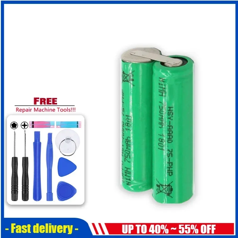 750mAh Battery For Philips HC3410 HC3426 HC5446 HC5447 HC5450 BT9290 QC5130 Electric Shaver