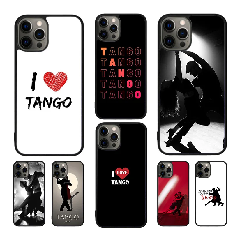 Latin Tango Dancing Dance Phone Case For iPhone 16 15 14 13 12 Mini 11 Pro Max Plus X XS Max XR Cover Shell coque