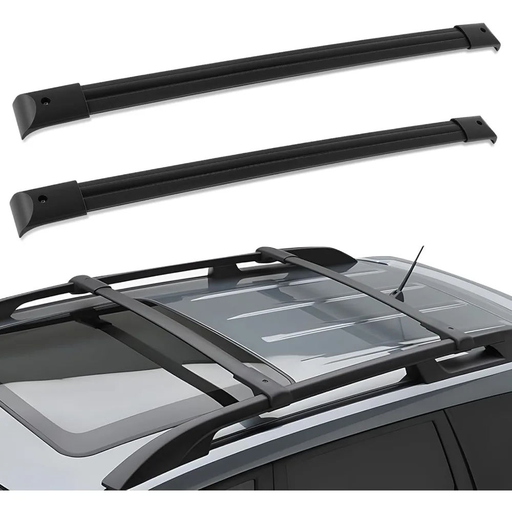 

Универсальный багажник на крышу с поперечными перекладинами для Honda Pilot 2003-2008, черный, 2 шт.