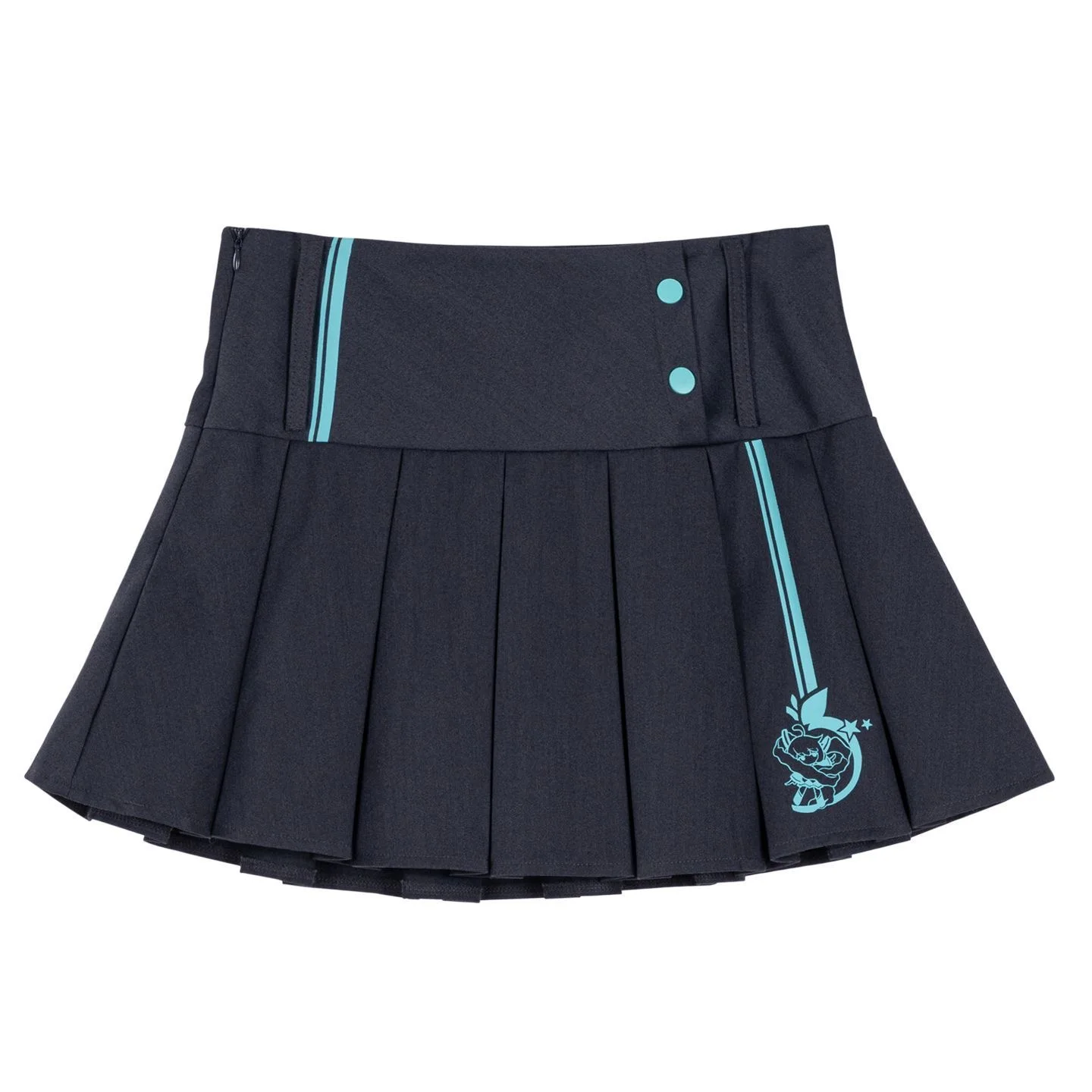 Moeyu Hatsune Miku Plaid Pleated Short Skirts Mini Skirts for Women High Waist JK Dress Vocaloid Cosplay Costume Woman Clothing