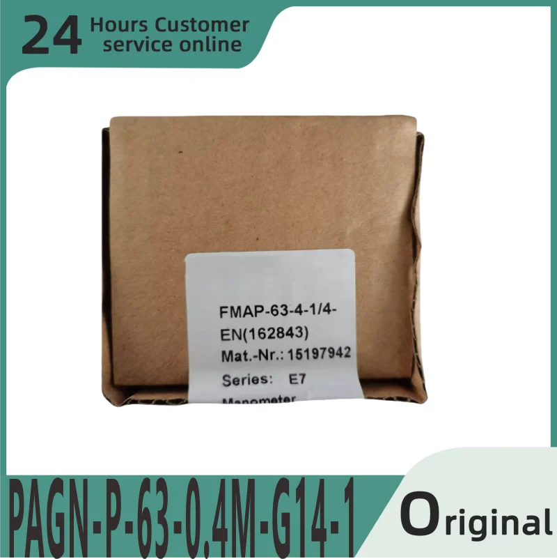 

Brand new original pressure gauge PAGN-P-63-0.4M-G14-1 8037003 FMAP-63-4-1/4-EN (162843) 15197942