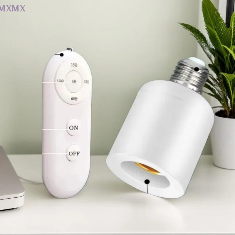 Interruttore di telecomando intelligente per camera da letto E27, timer wireless e set portalampada 85V-265V per cameretta
