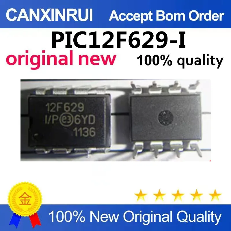 PIC12F629-I/SN imported surface-mount eight-pin automotive microcontroller, specializing in automotive chips.
