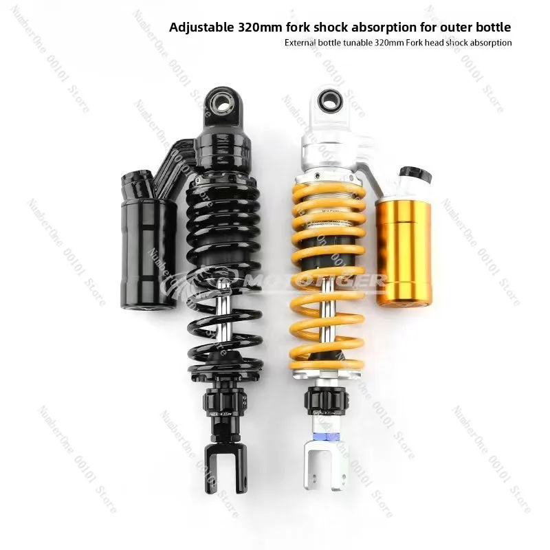 

Запчасти для модификации мотоциклов: амортизатор для электромобилей с регулируемым демпфированием, воздушный, 320 мм, задний, универсальный.