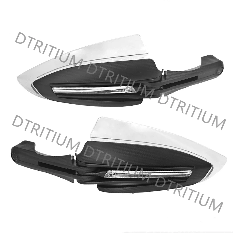 

1 пара ветрозащитных мотоциклетных светодиодных фонарей, защита рук, щит с указателем поворота, защита рук для мотоцикла, 22 мм, универсальный