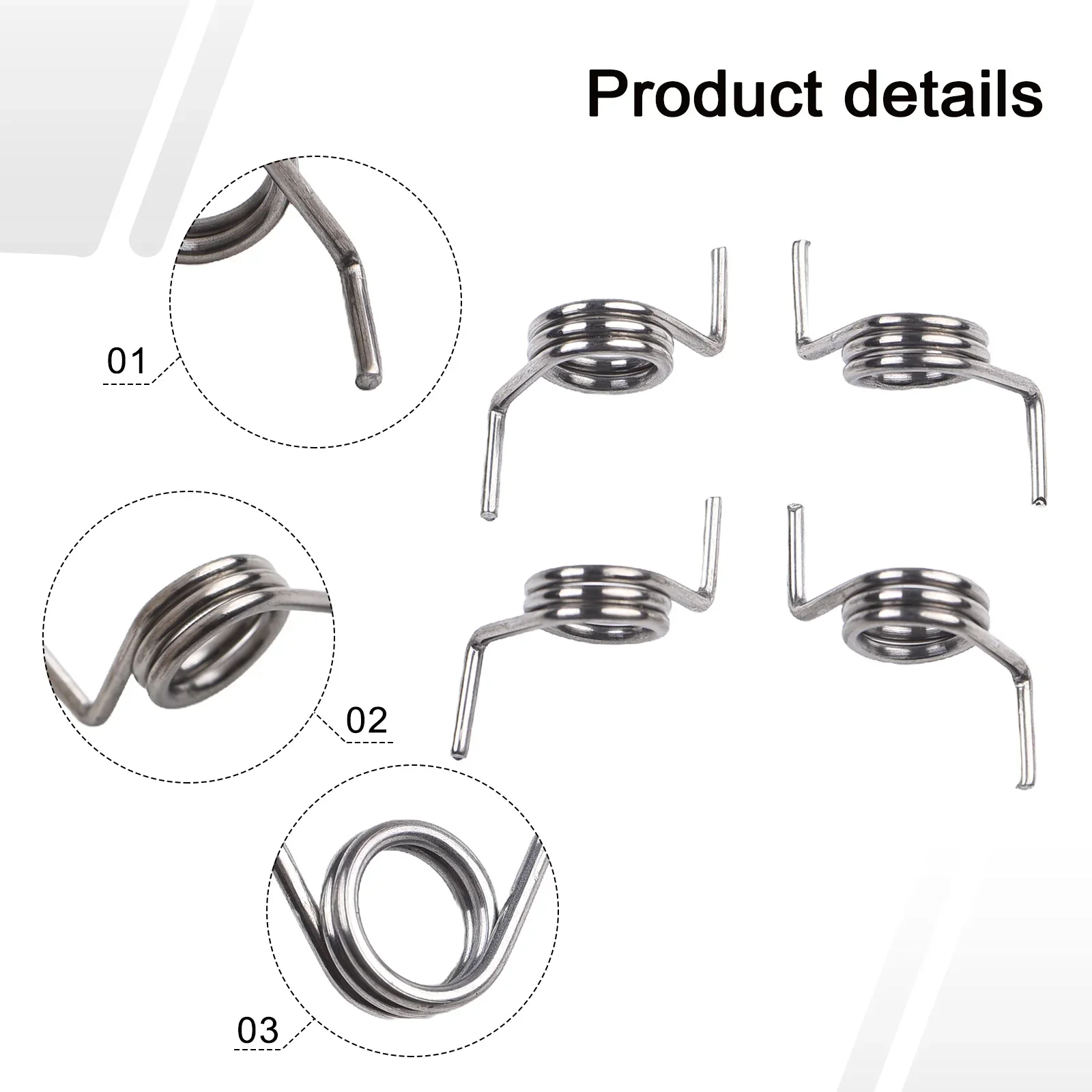 

Door Lock Spring Set Spring Metal Car Accessories High Quality Material For Mercedes E Klasse Practical 1071.0.40