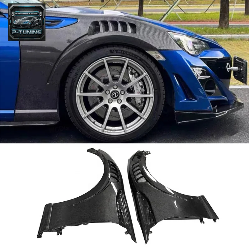 

RS Style Carbon Fiber Fenders for Toyota BRZ GT86 FT86 Subaru 2013 -2019 Front Bumper Air Vent Side Fender Car Bodykit