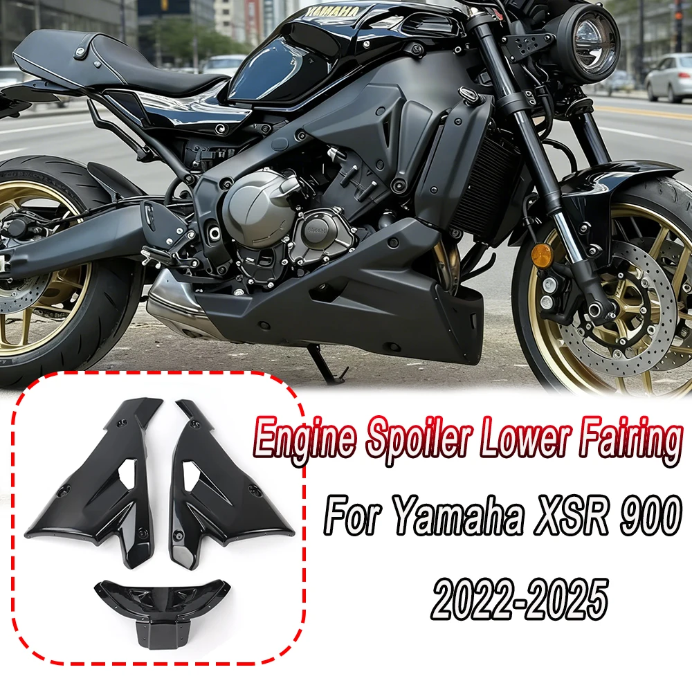 

For Yamaha XSR 900 2022-2025 Motorcycle Accessories Belly Pan Engine Chassis Spoiler Fairing Guard Cover Protector