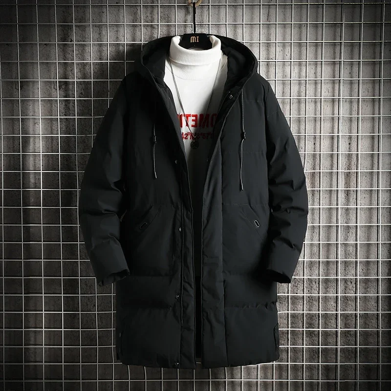 Winter Mid-length Men's Korean Version Trendy Cotton-padded Jacket Oversized Parka Windbreaker Cotton-padded Jacket