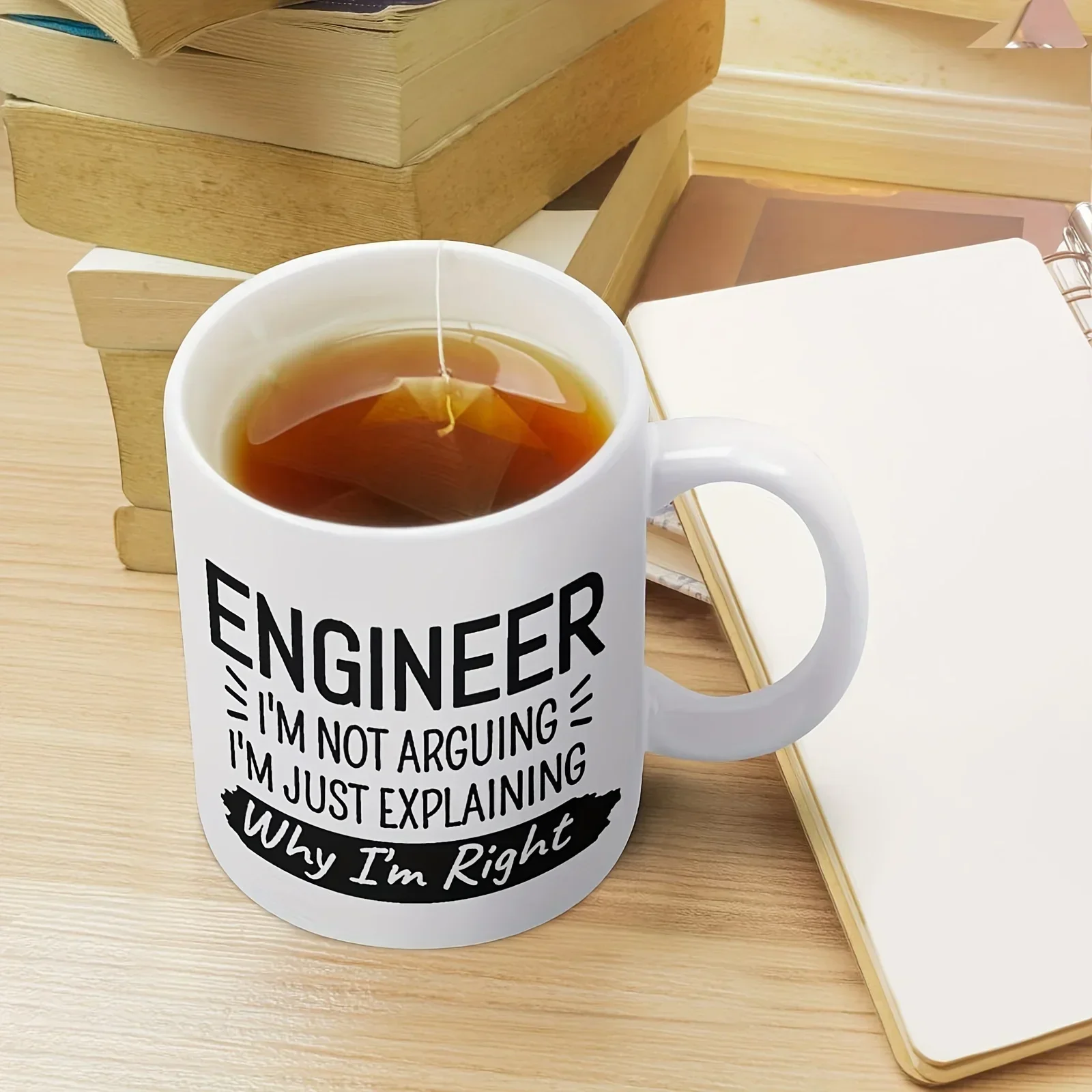 Engineer Funny Mug: 11 Oz Ceramic Water Cup, Perfect for Office, Family Life, Party, and as Birthday and Holiday Gifts