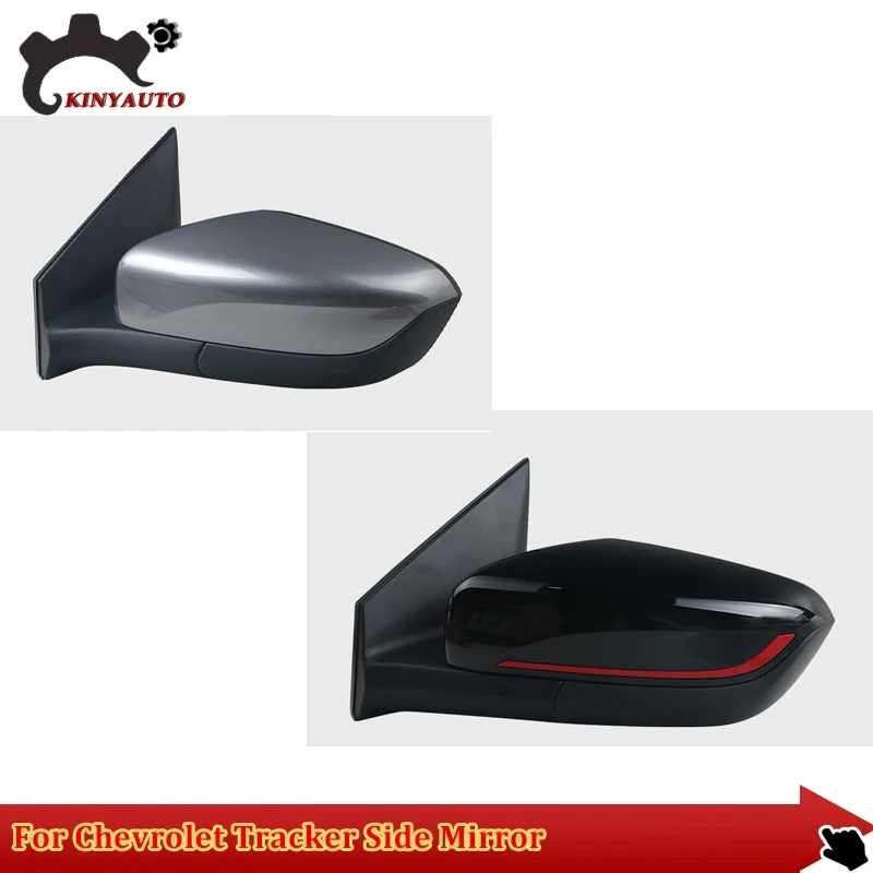 

For Chevrolet Tracker 19-23 Side External Rearview Rear view Mirror Assy INCL Lens Turn Signal Light Shell Frame Cover Holder