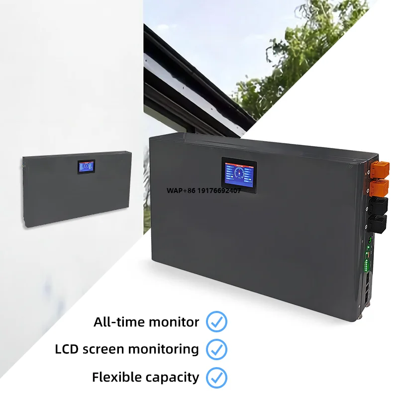 

48v 10kwh 20kwh 30kwh 40kwh 50kwh Solar Inverter Battery 51.2v 200ah Stackable Lifepo4 Energy Storage Battery