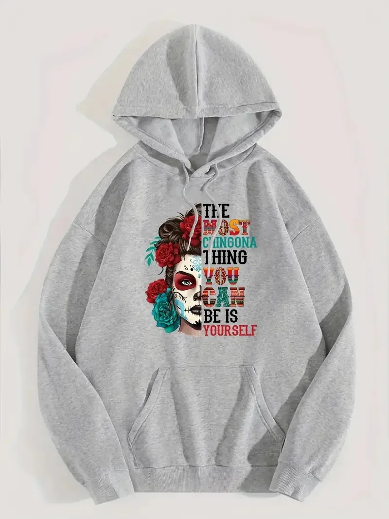 

Badass Mexican Graphic Print Autumn and Winter Pure Cotton Men's and Women's Hoodies Outdoor Street Sports Training Brand Trendy