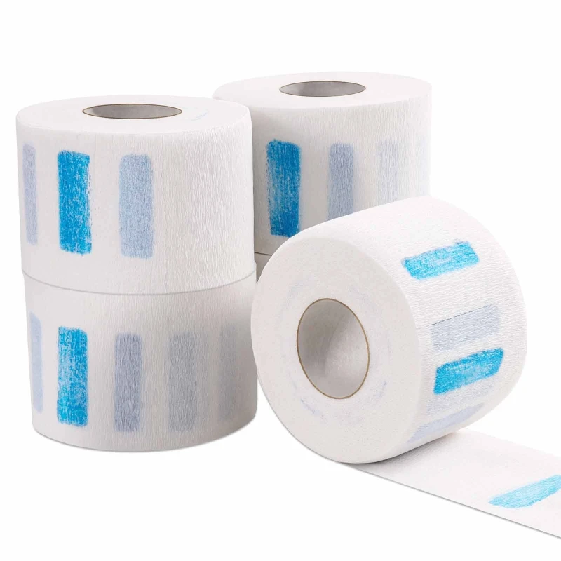 2026 Barber Professional Neck Paper White 1/5 Rolls | Disposable Professional Stretchy Paper,Hairdressing&Haircut Accessory Tool