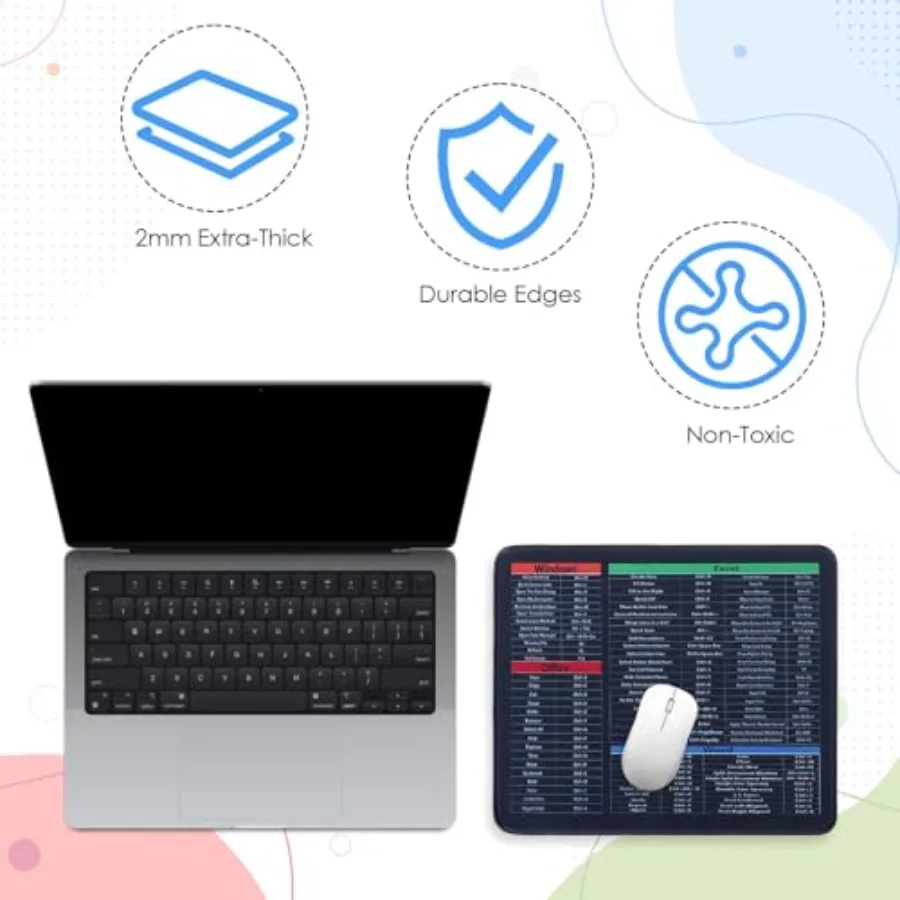 اختصارات Excel لوحة الماوس غير القابلة للانزلاق ملحقات مكتب المكتب #5