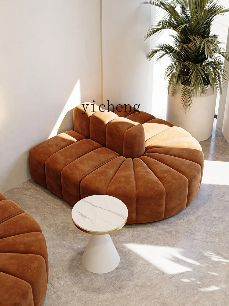 ZK Double-Sided Sitting Sofa Net Red Coffee Milk Tea Shop Card Holder Beauty Salon Leisure Wall Sofa