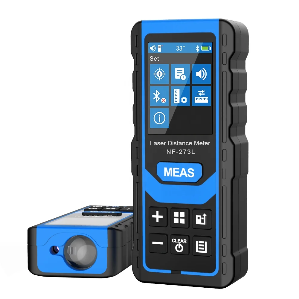 Noyafa NF-273 Advanced Laser Distance Meter Area Volume Measurement Rangefinder with USB Charging