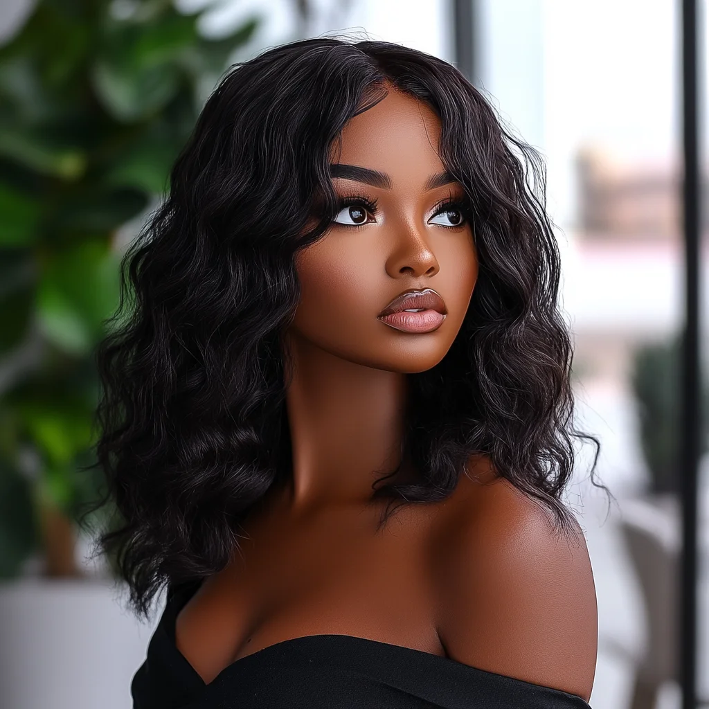 

Glueless Bob Curly Wig With Fringe Bangs Honey Curly Bob Wigs Human Hair Side Part Pre Plucked Big Fluffy Brown Mixed Blonde