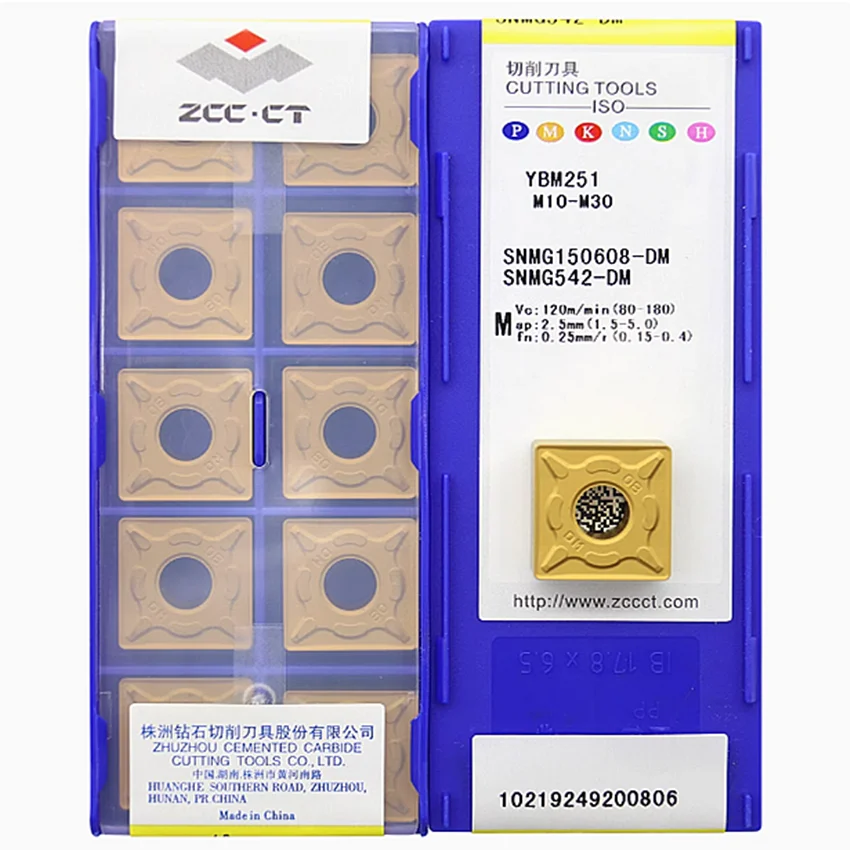 

SNMG150608-DM YBC251/SNMG150608-DM YBC252/SNMG150608-DM YBM251/SNMG150608-DM YBD151 ZCC.CT CNC carbide inserts turning inserts