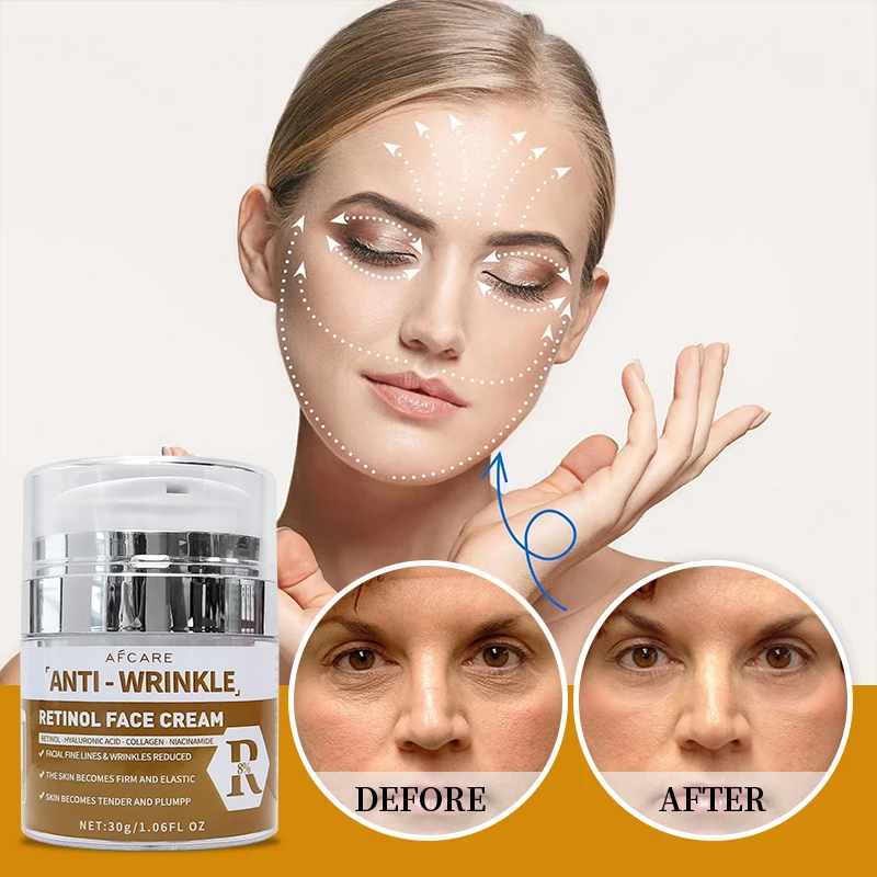 Repair Retinol Face Moisturizer Fragrance Free Daily Anti-Aging Face Cream with Retinol & Hyaluronic Acid Fight Fine Lines