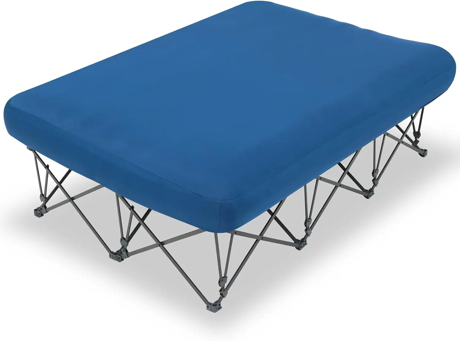 Camping Cots for Adults 2 Person and Inflatable Air Mattress - Perfect for Outdoor Travel, Camping, Beach Vacation - Supports 50