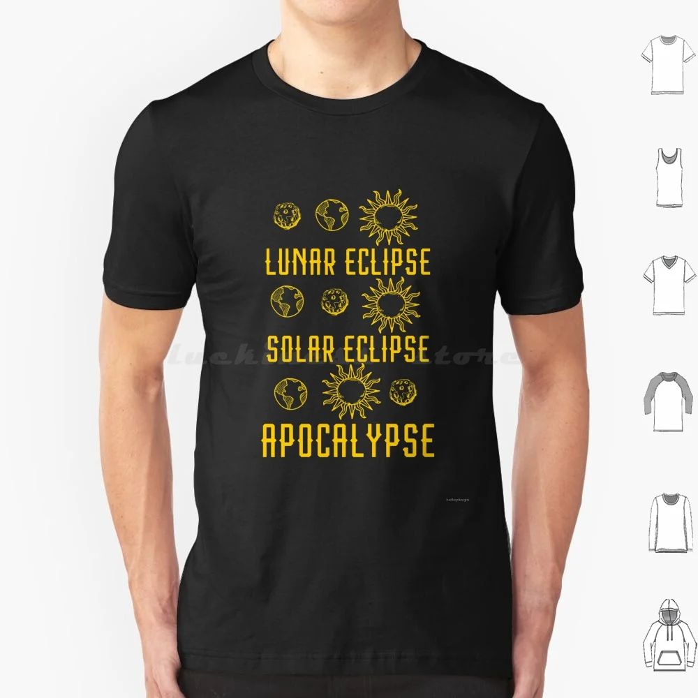 Camiseta divertida de regalo de astronomía Lunar Solar Apocalipsis, camiseta fresca de algodón 6xl, diseños de Hadley de cumpleaños y Navidad, aniversario de ciencia