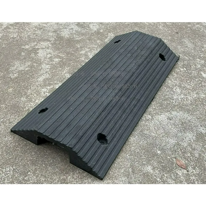 Bridge Type Rubber Slope Pad, Portable Uphill Curb Ramp for Electric Vehicle