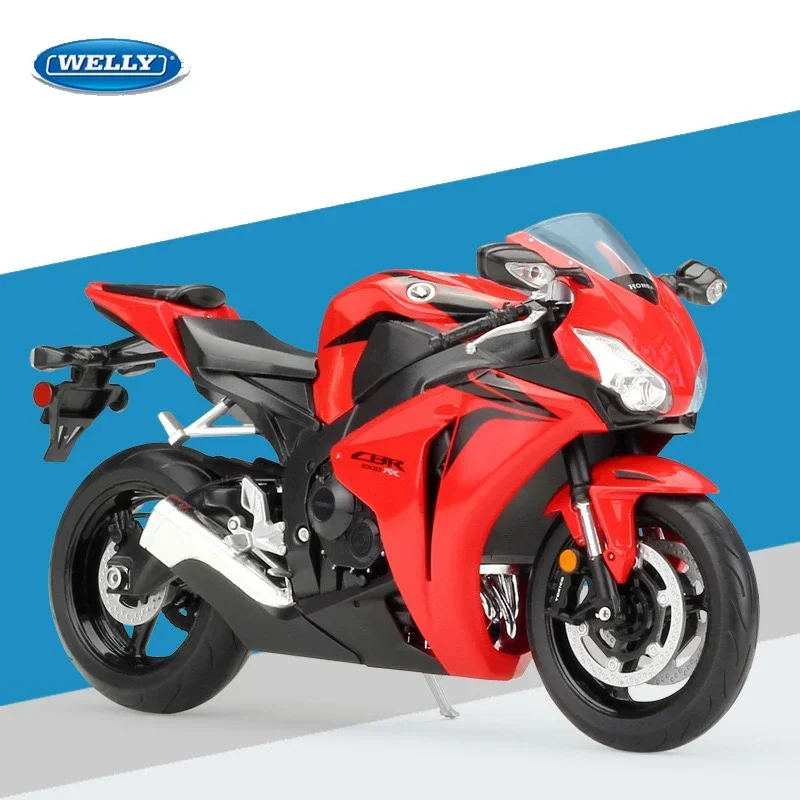 WELLY 1:10 HONDA CBR1000RR Simulation Alloy Motorcycle Model  - Suitable for Children's Toys and Collections