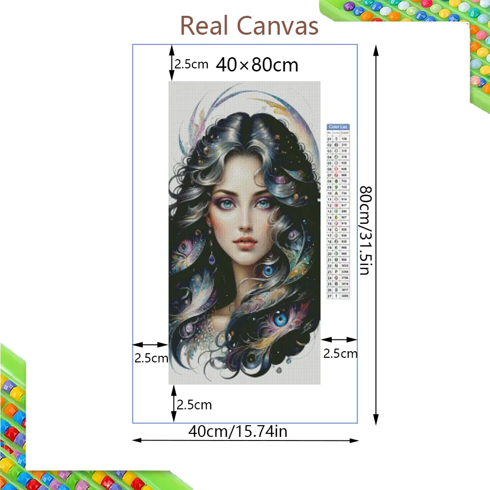 الماس التطريز DIY الأزرق والأبيض الخزف ماكياج الجمال 2025 رواية الماس اللوحة الفن 5D حجر الراين فسيفساء ديكور المنزل