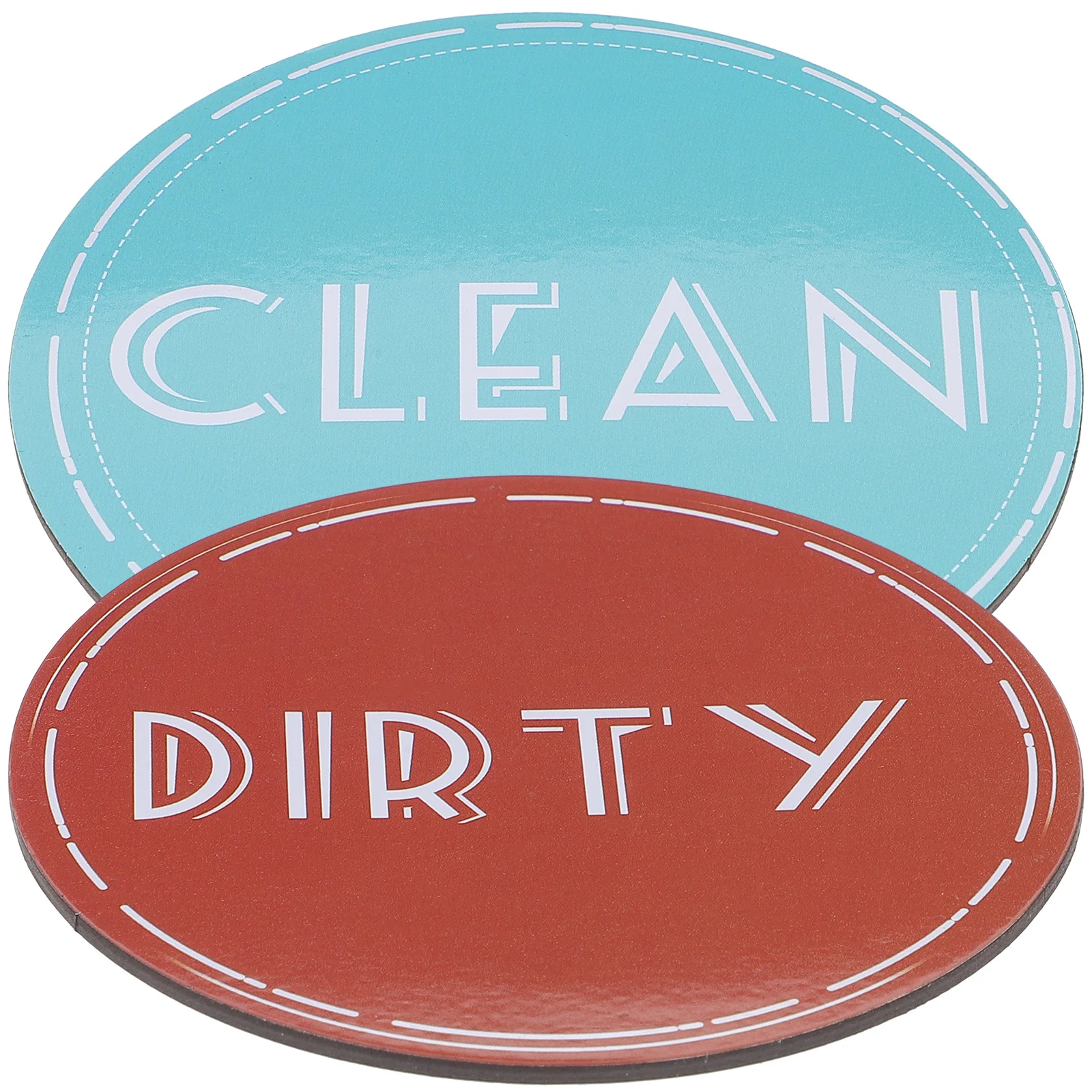 علامة نظيفة قذرة لغسالة الأطباق، ملصق مغناطيسي مزدوج الجوانب لاصق على سطح معدني، مؤشر الوجه، أجهزة غسيل المطبخ