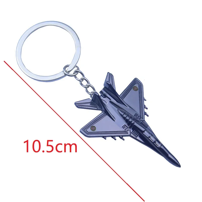 New Men\'s Metal Fighter Keychain Gadgets For Men Battleplane Key Chain On Bag Car Trinket Jewelry Boyfriend Gift Souvenirs