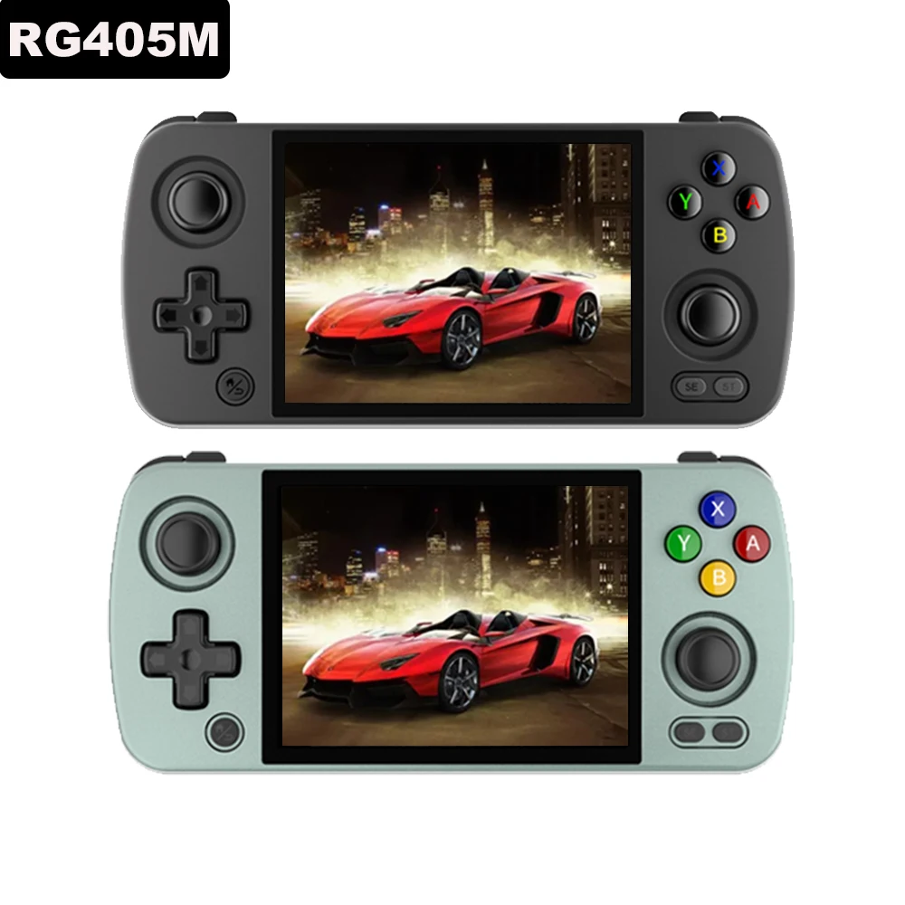 ANBERNIC RG405M Handheld Game Console 4 inch IPS Touch Screen CNC/Aluminum Alloy Android 12 Portable Retro Player