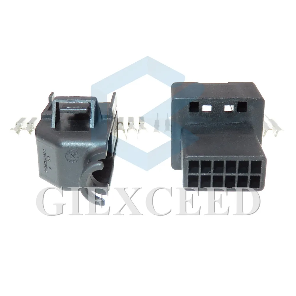 Enchufe eléctrico para automóvil de 12 Pines, carcasa de plástico, montaje de CA macho y hembra, sin sellado, 1-1534096-1, 8E0972112A, 1 Juego