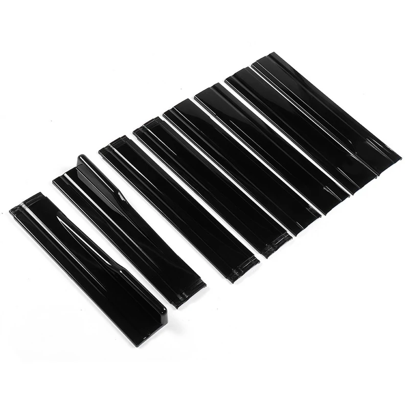 High Quality 8pcs 2.2m Car Side Skirt Extension Splitter Winglet Side Wing Bumper Lip For BMW G30 G31 M Sport 2017-2019