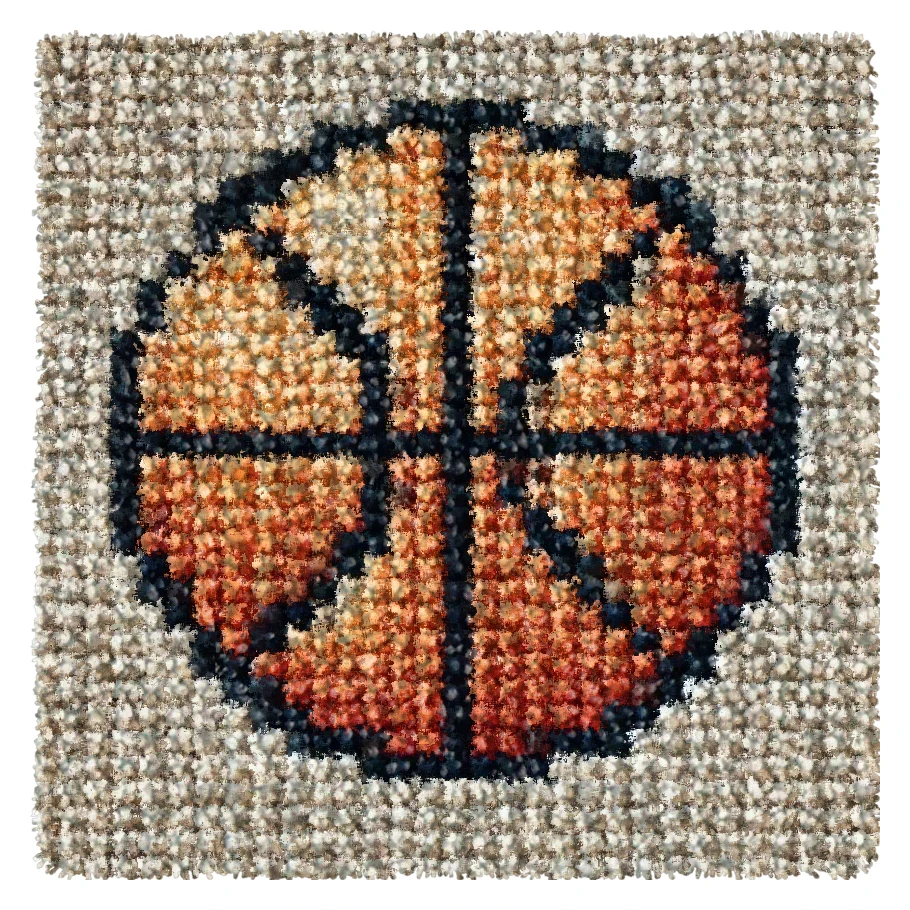 Football Sport Carpet Embroidery Latch Hook Kit Basketball Undefined Latch Hook Rug Button Pad Package Smyrna Package Carpet DIY